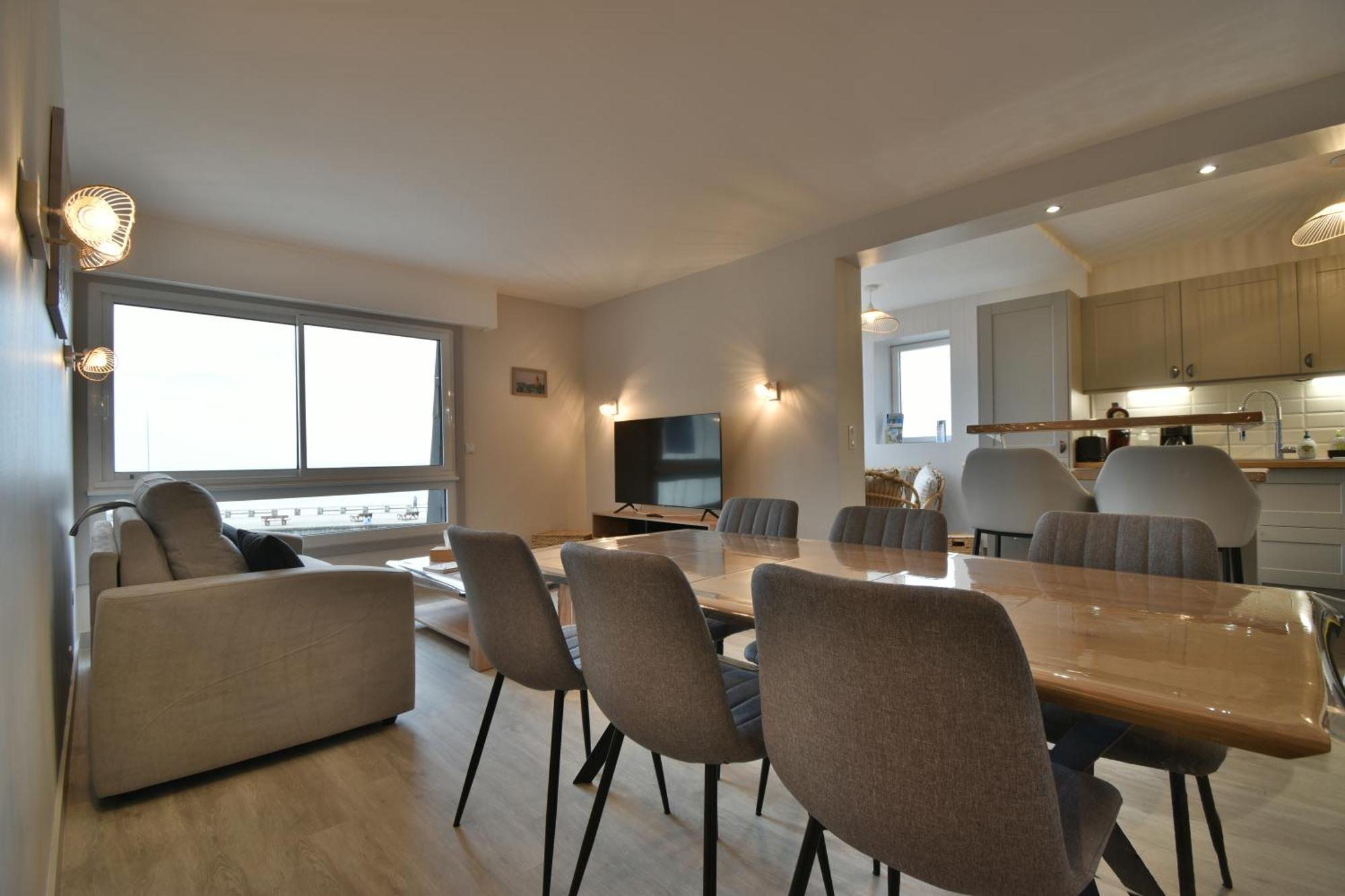 Appartement Renove Avec Vue Sur Mer A Fecamp ! ภายนอก รูปภาพ