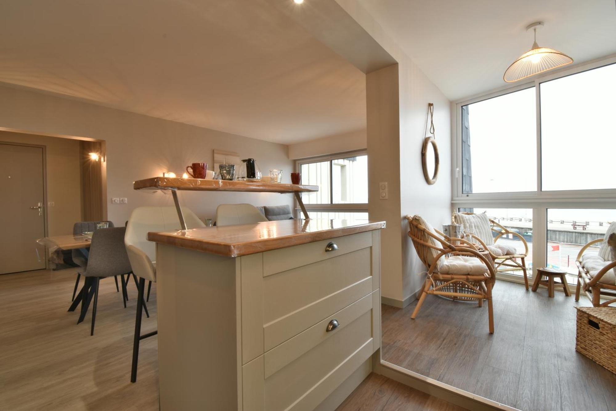 Appartement Renove Avec Vue Sur Mer A Fecamp ! ภายนอก รูปภาพ